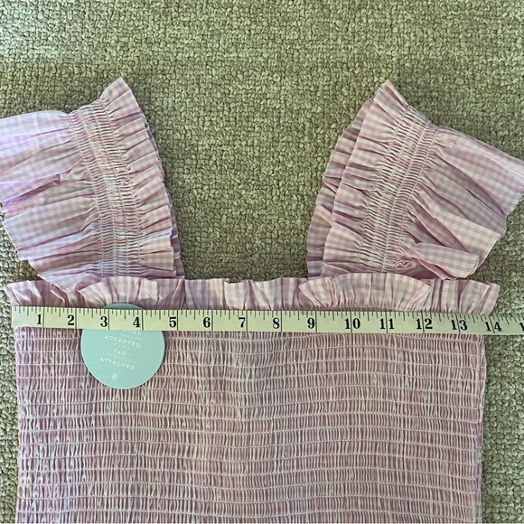 Hill House Ellie Nap Dress Pink Gingham NWT XXL - Picture 10 of 16